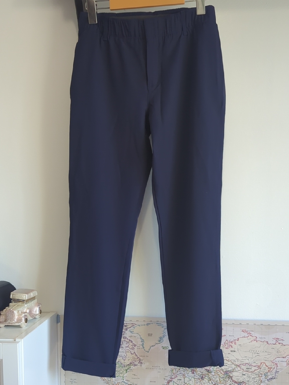 Under Armour Navy Elastic-Waist Chinos